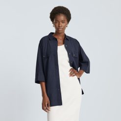 Alternative view of The Cotton Tourist Shirt |  Navy