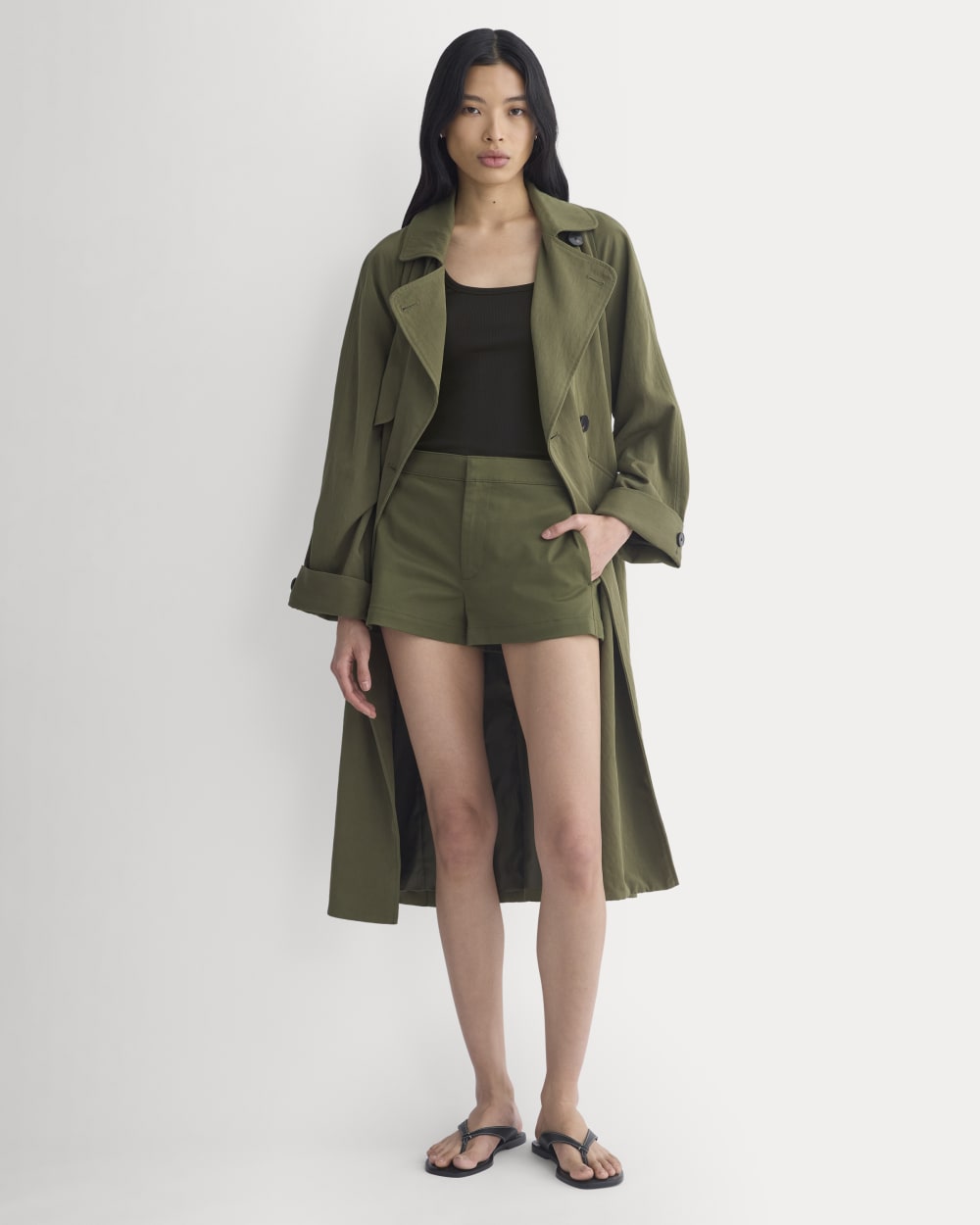 Mini Tailored Short | Olive Night