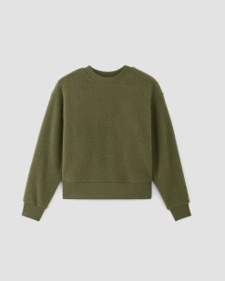 Alternative view of The ReNew Fleece Oversized Crew | Kalamata