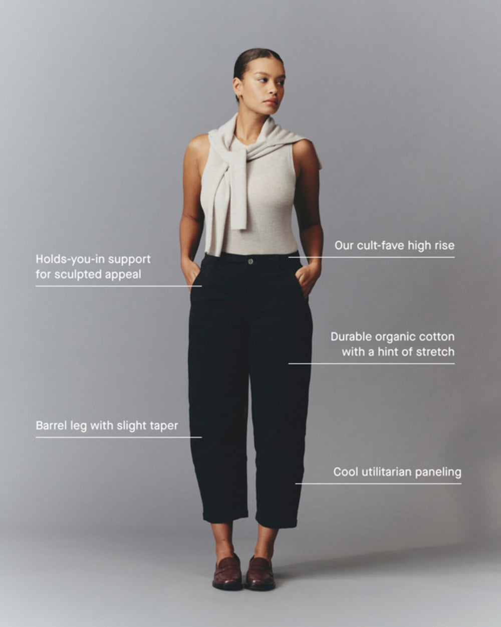 The Utility Barrel Pant | Cocoa | Regular - Image 4