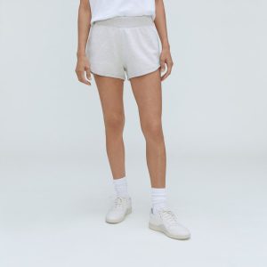 Alternative view of The Track Sweatshort | Light Heather Grey