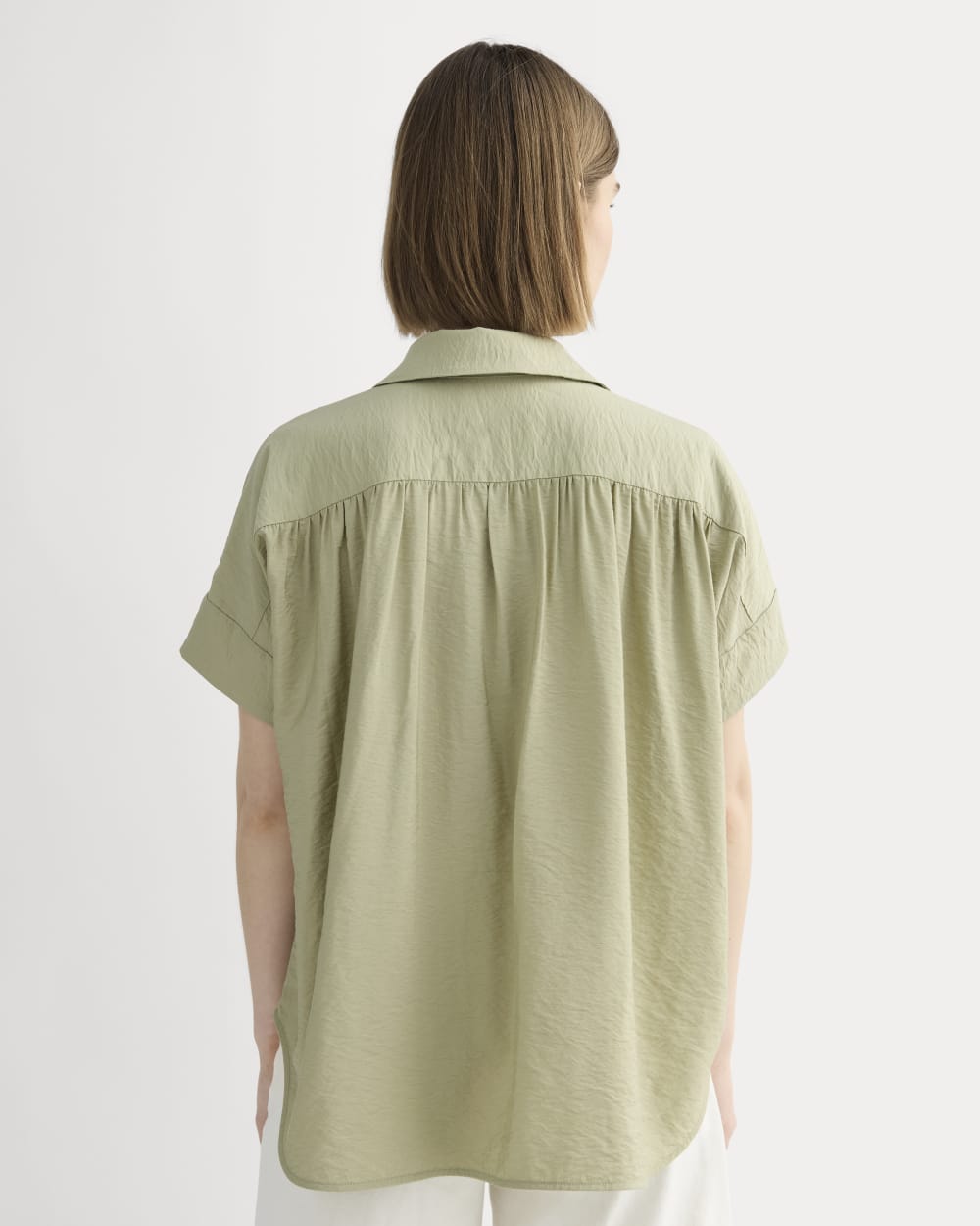 The Square Shirt in SoftLuxe | Eucalyptus - Image 5