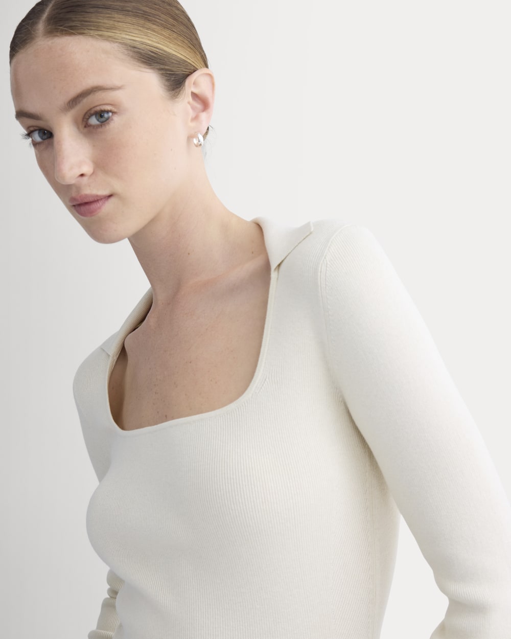 Knit Scoop-Neck Top | Birch - Image 4