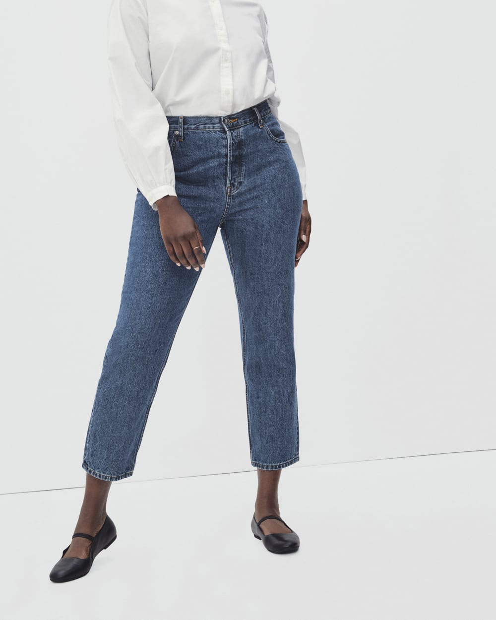 The '90s Cheeky Hourglass Jean | Medium Blue Wash | 26.5 Inseam - Image 3