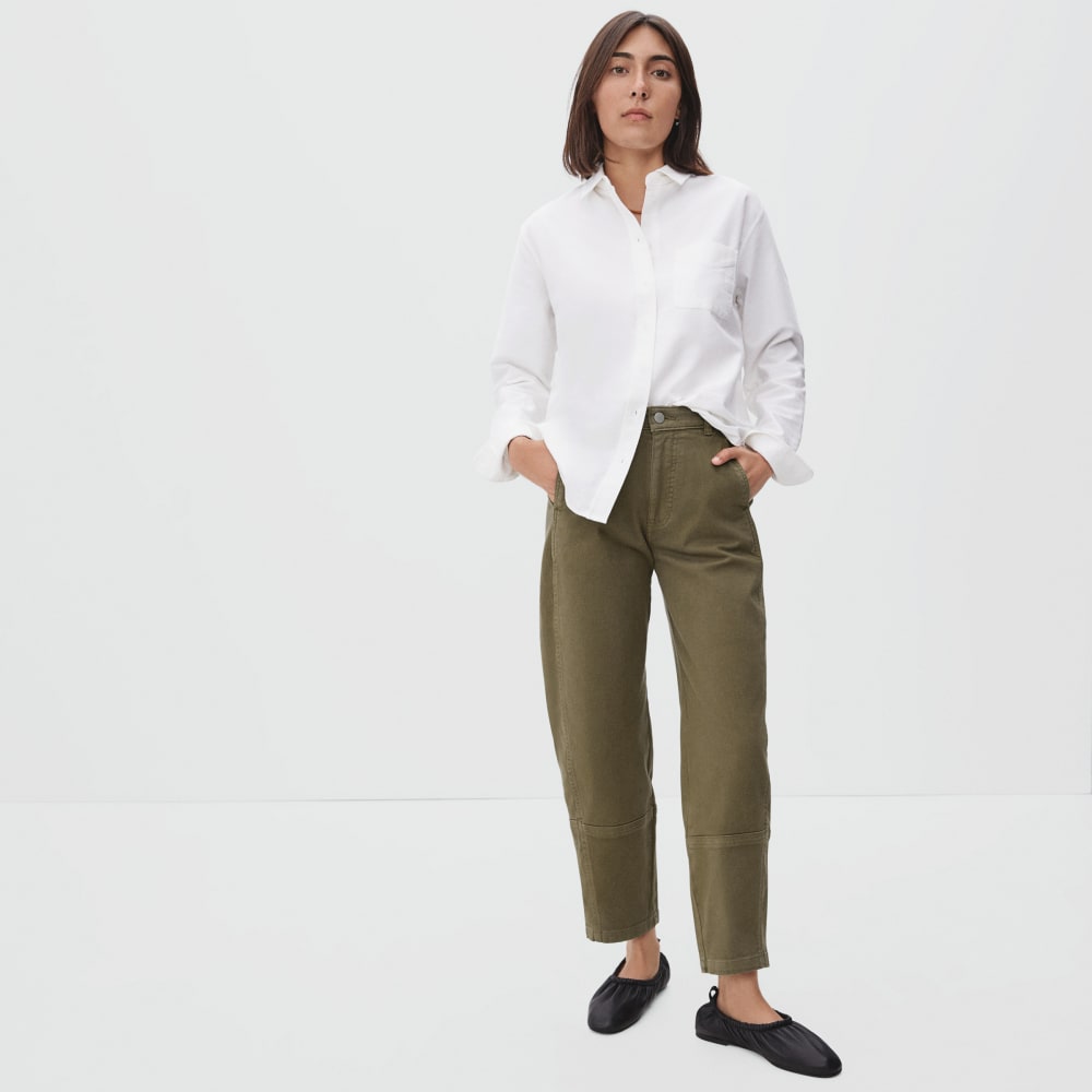 The Utility Barrel Pant | Dark Moss | Regular - Image 2