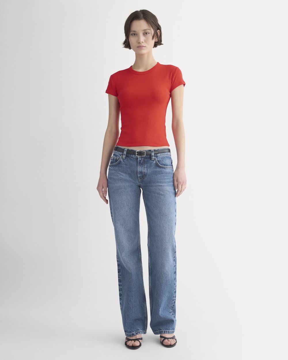 RetroSoft Cotton Crew | Fiery Red - Image 6