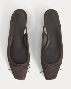 Alternative view of The Ballet Slingback Heel | Dark Chocolate
