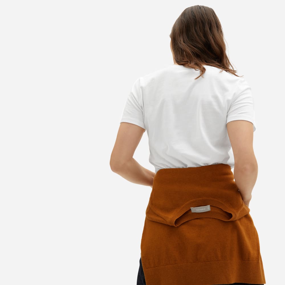 The Organic Cotton V-Neck | White - Image 9