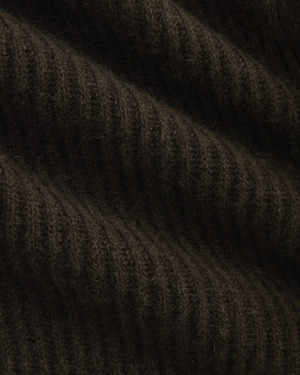 Fisherman Cardigan in Wool Cashmere | Americano Brown - Image 6