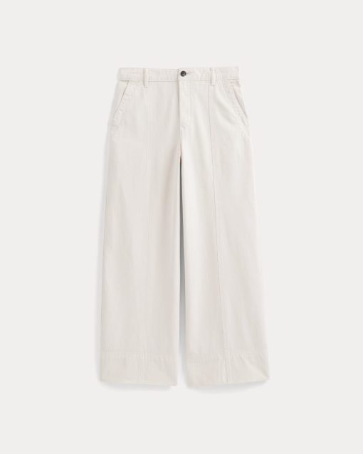 Alternative view of Seamed Wide-Leg Pant | Bone