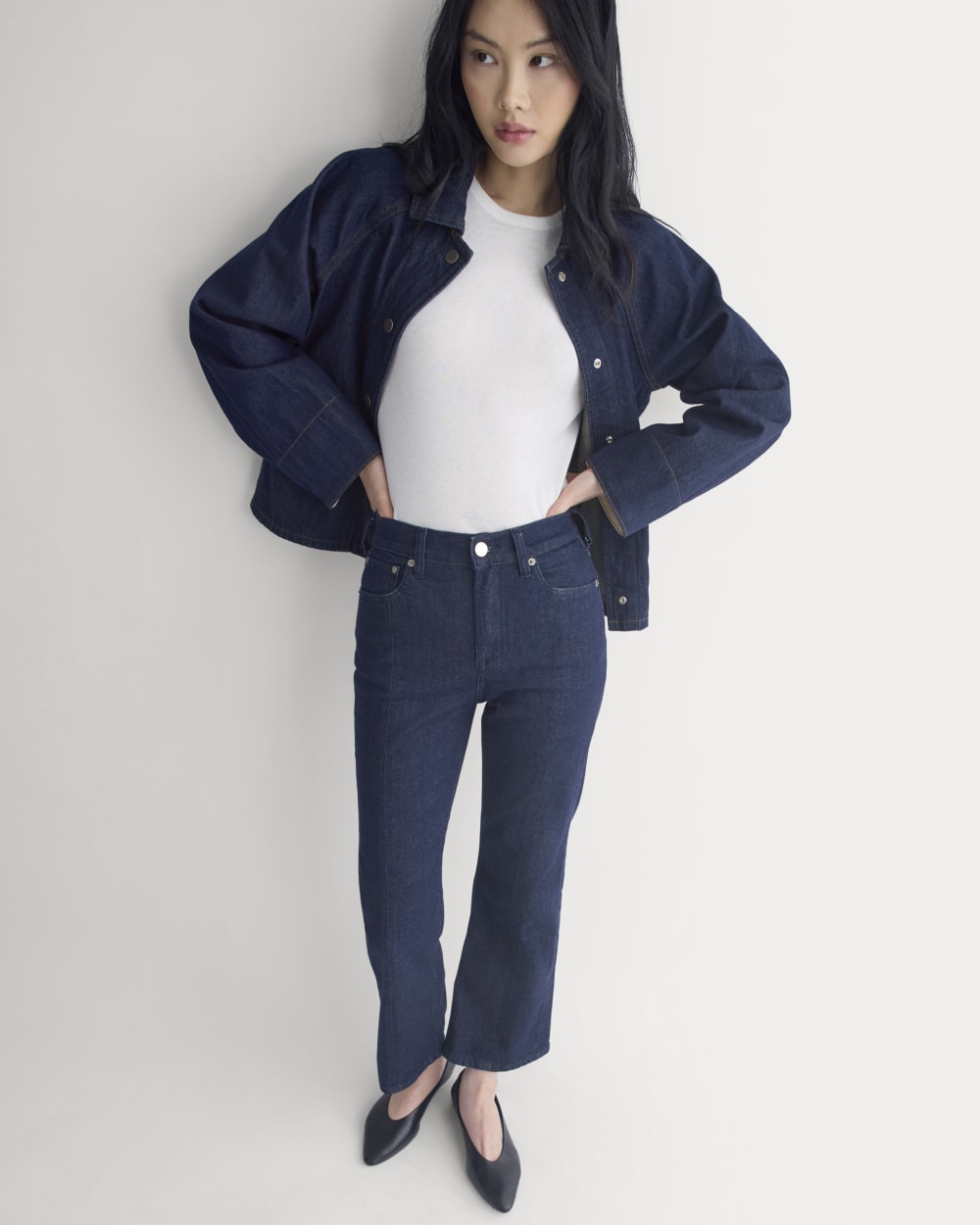 High-Rise Kick Flare Jean | Tungsten Rinse - Image 5