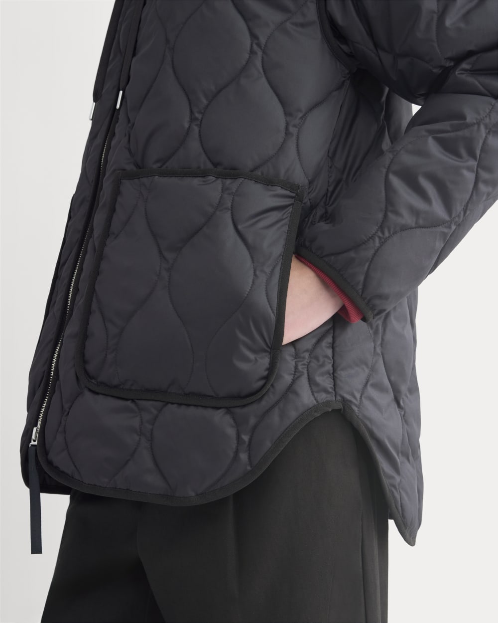 ReNew Quilted Hooded Liner | Black - Image 5