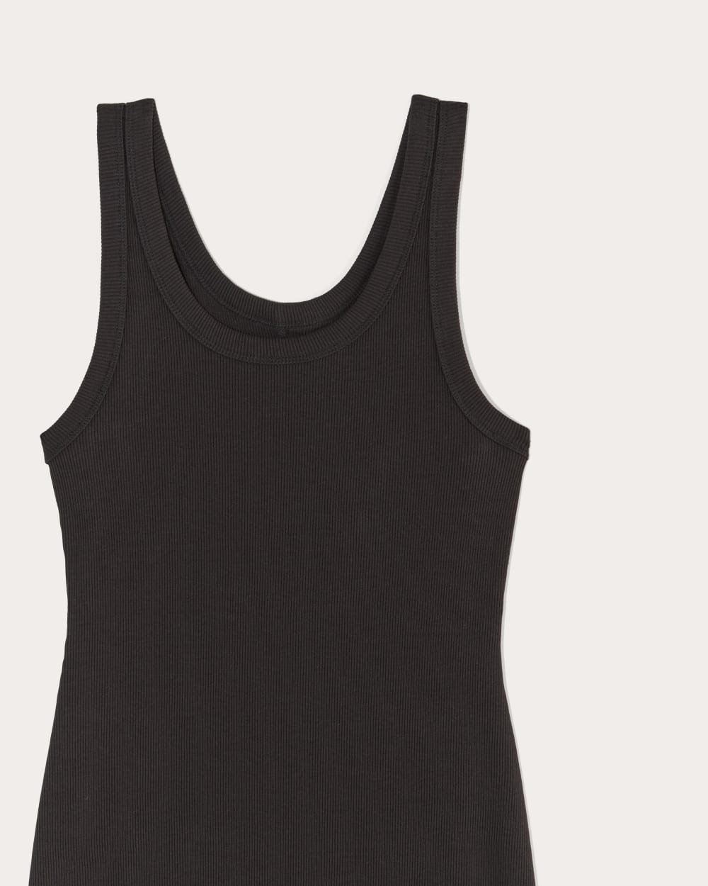 The '90s Rib Dress | Black - Image 6