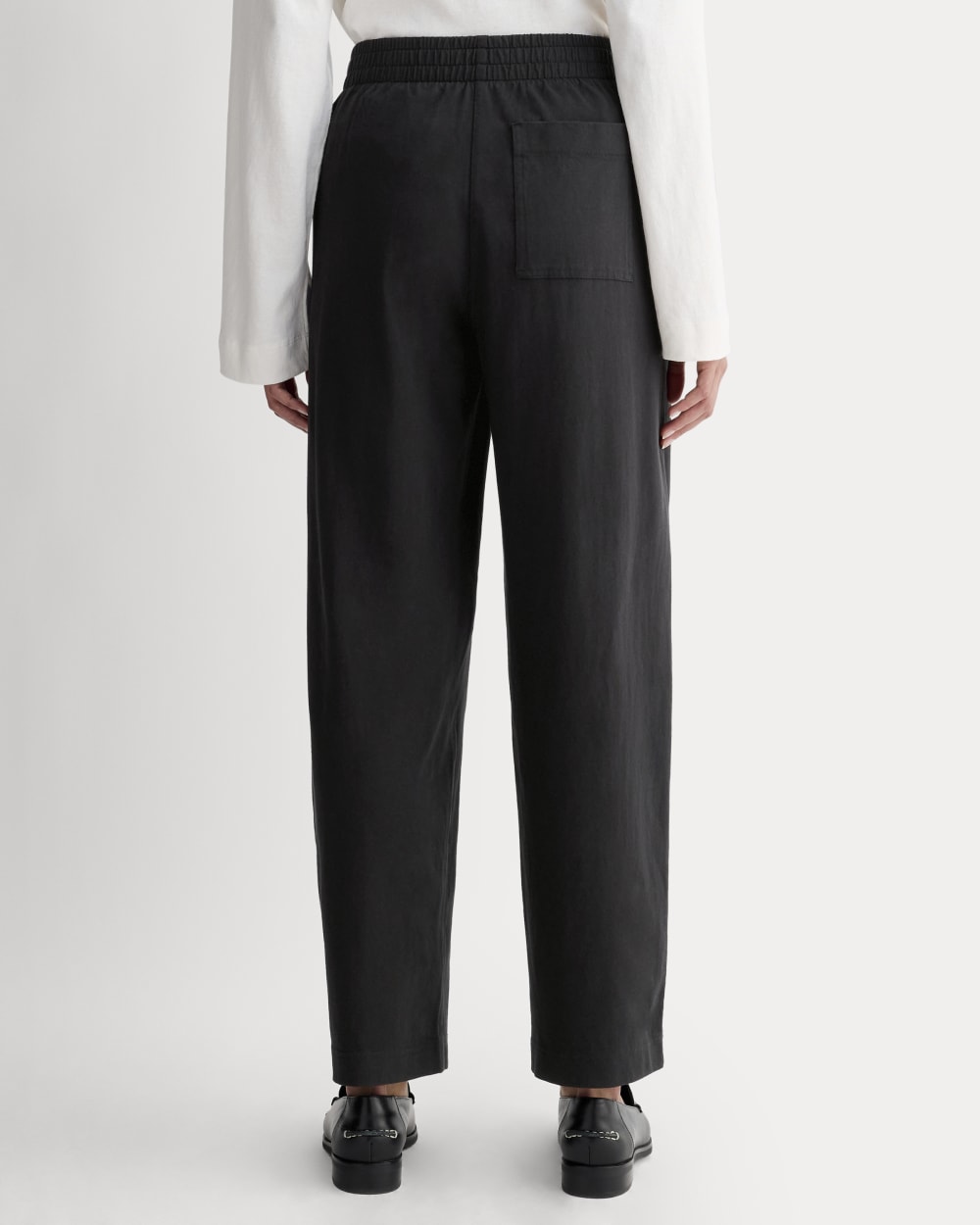 The Off-Duty Barrel Pant | Black - Image 4
