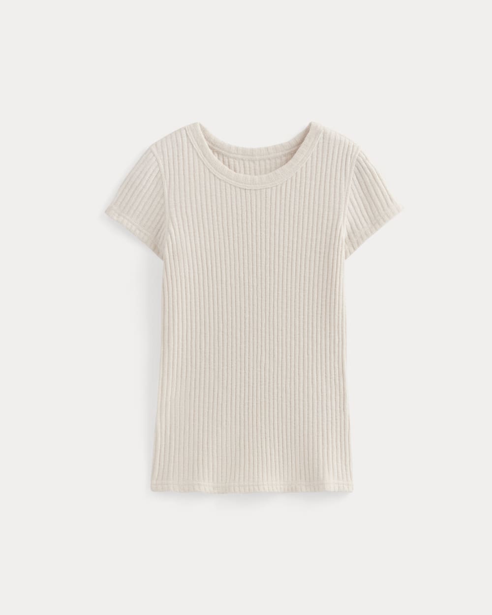 The Cozy Rib Tee | Bone - Image 2