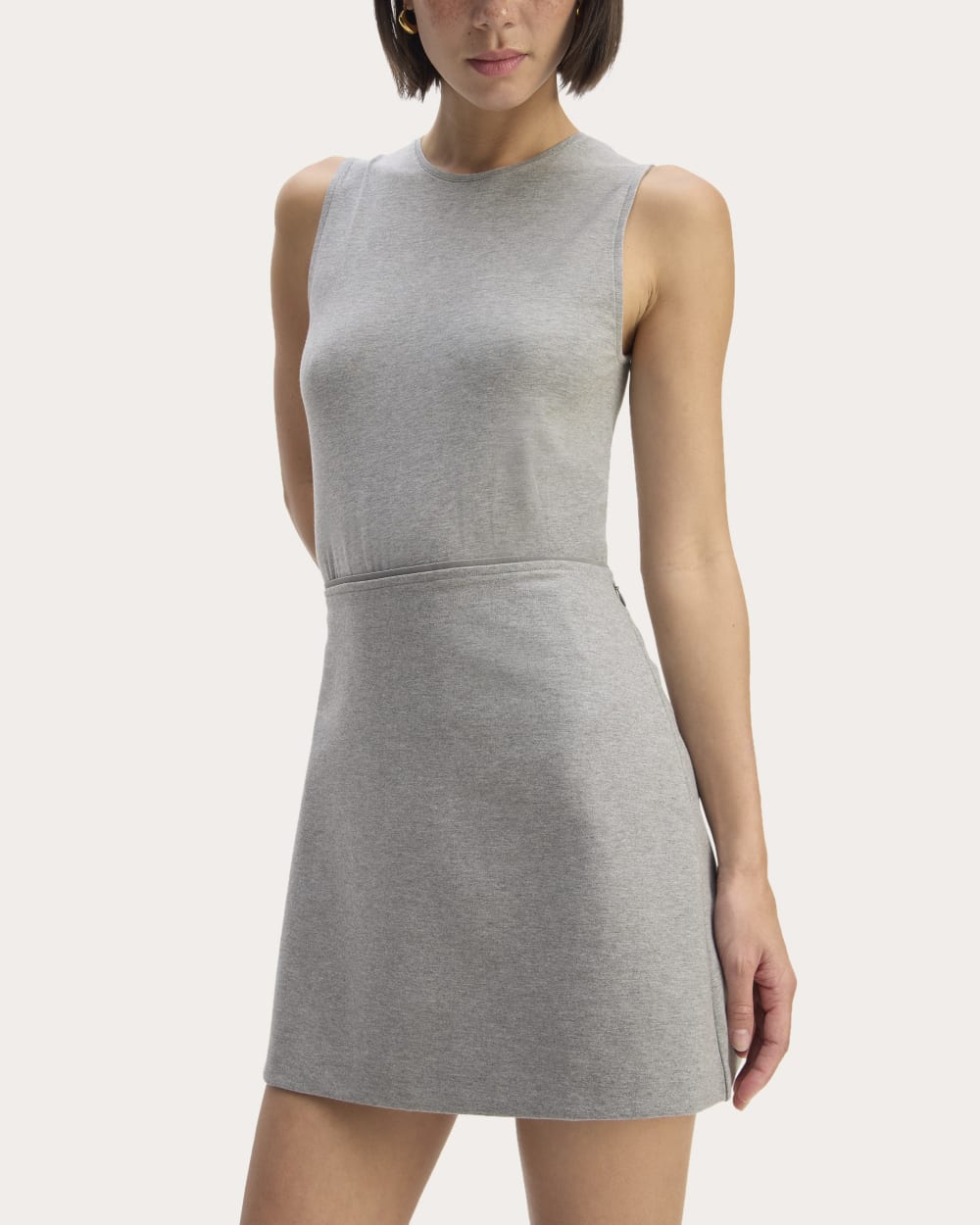 The Dream Mini Skirt | Mid Heather Grey - Image 4