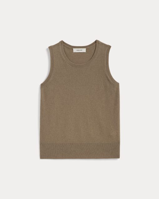 Alternative view of The Classic Tank in Cashmere | Tiger's Eye