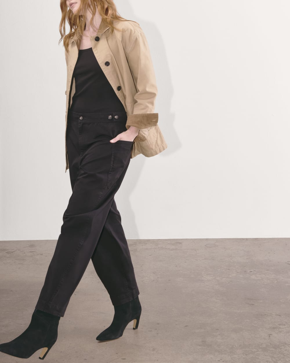 The Barrel Pant | Black - Image 3