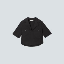 The Oxford Popover | Black