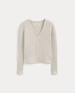 Alternative view of The Cozy Rib Cardigan | Peyote / Bone