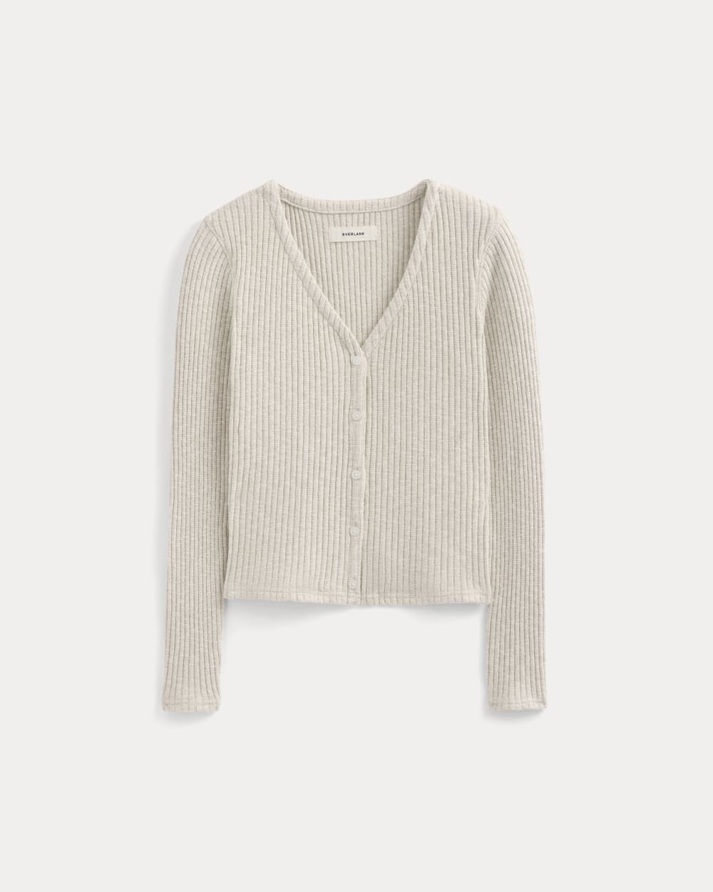The Cozy Rib Cardigan | Peyote / Bone - Image 2