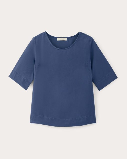 The Relaxed Tee in Buttersoft | Navy