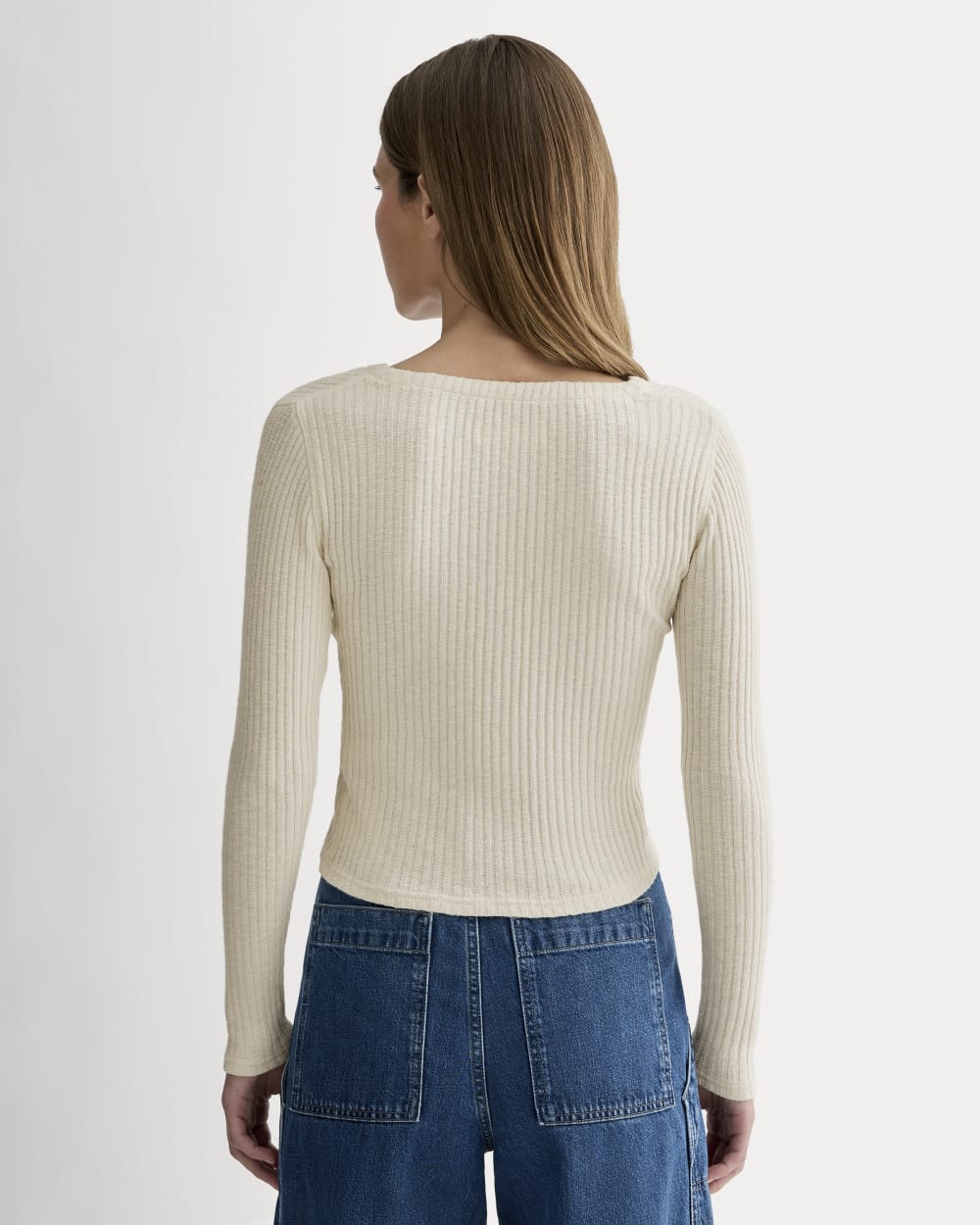 The Cozy Rib Cardigan | Bone - Image 5