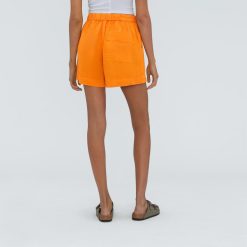 Alternative view of The Linen Boxer Short | Turmeric