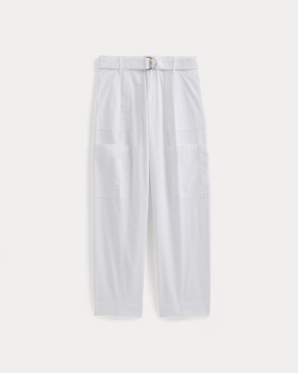 Utility Straight-Leg Cargo Pant | White - Image 2