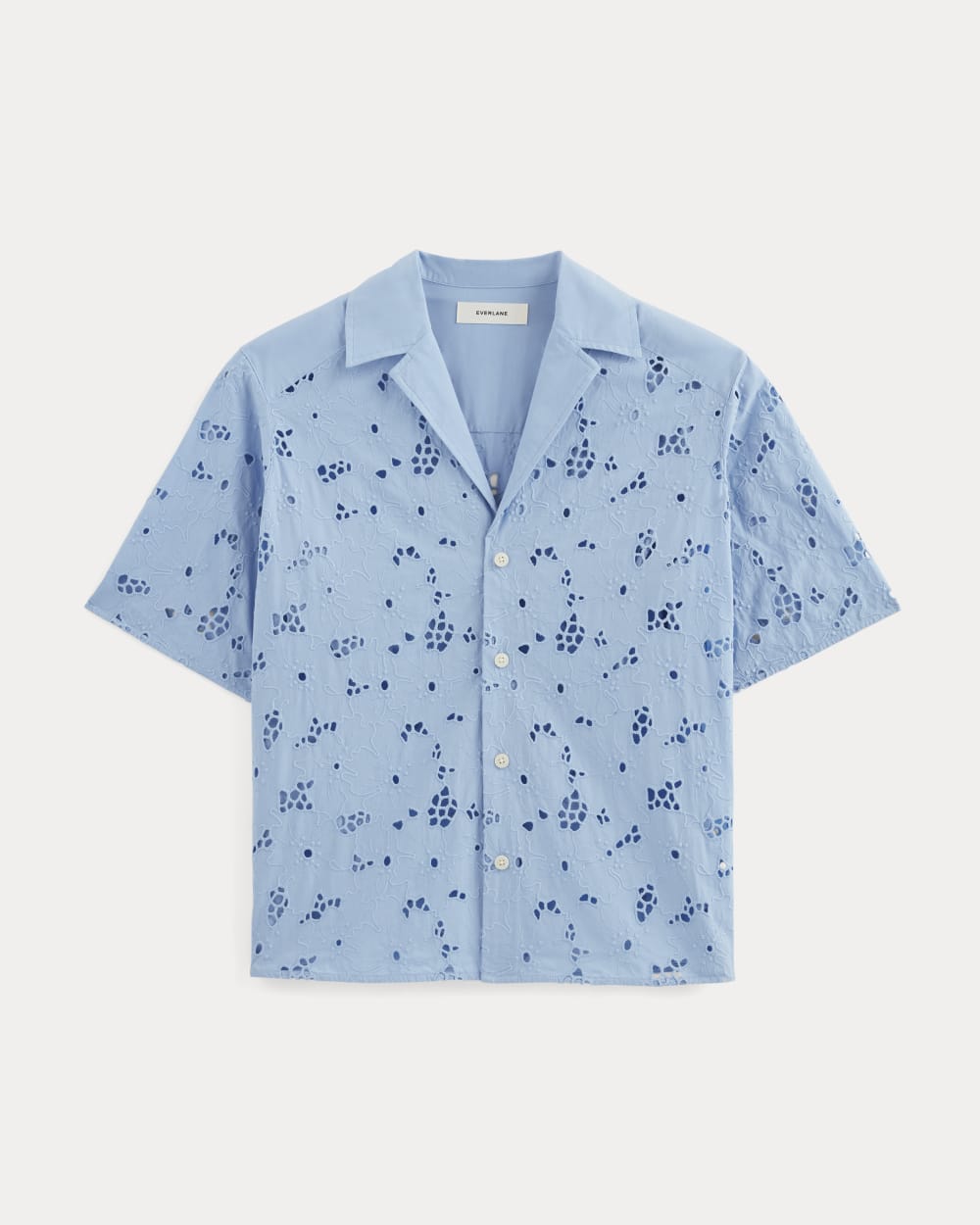 The Eyelet Camp Shirt | Sky Blue - Image 2