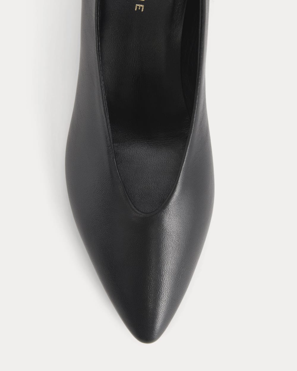 Made in Italy Almond-Toe Pump | Black Leather - Image 7