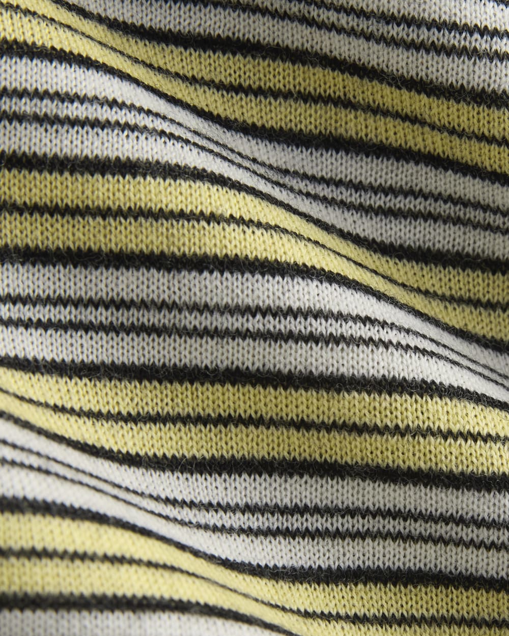 Crew Cardigan in Ultrasoft Merino | Double Cream Multi Stripe - Image 6