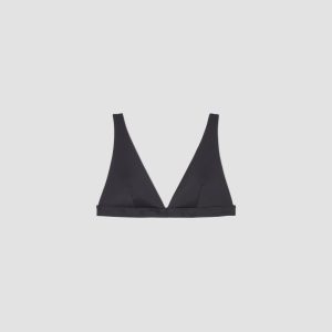 Alternative view of The ReNew Plunge Triangle Top | Black