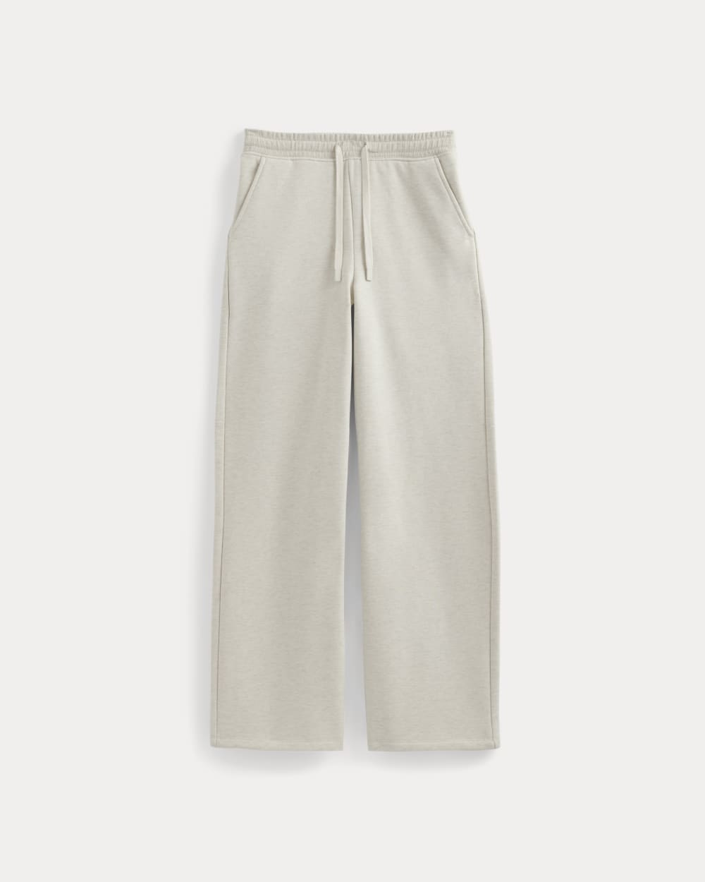 Luxe Fleece Wide-Leg Sweatpant | Heathered Oat - Image 2