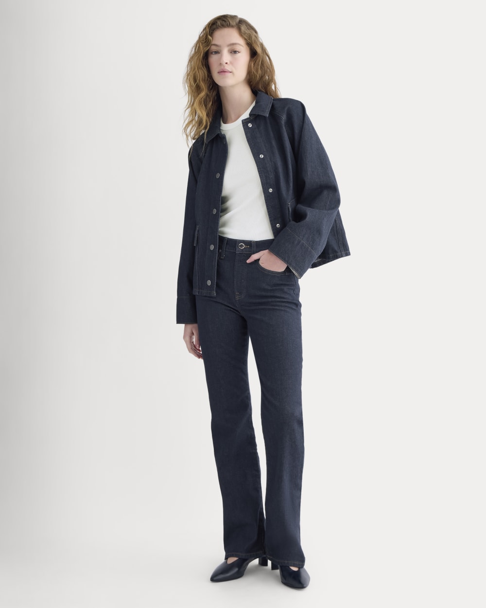 High-Rise Slim Bootcut Jean | Pure Blue - Image 3