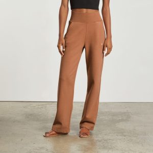 Alternative view of The Track High-Waist Pant | Tawny Brown