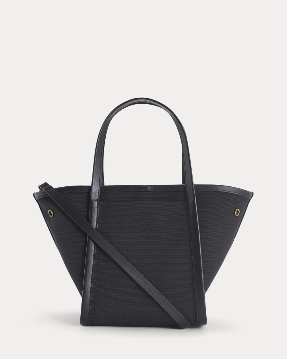 Canvas Mini Lug Tote | Black