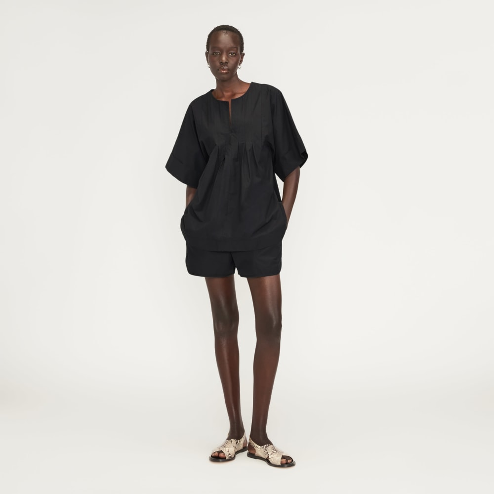 The Poplin Tunic | Black - Image 5