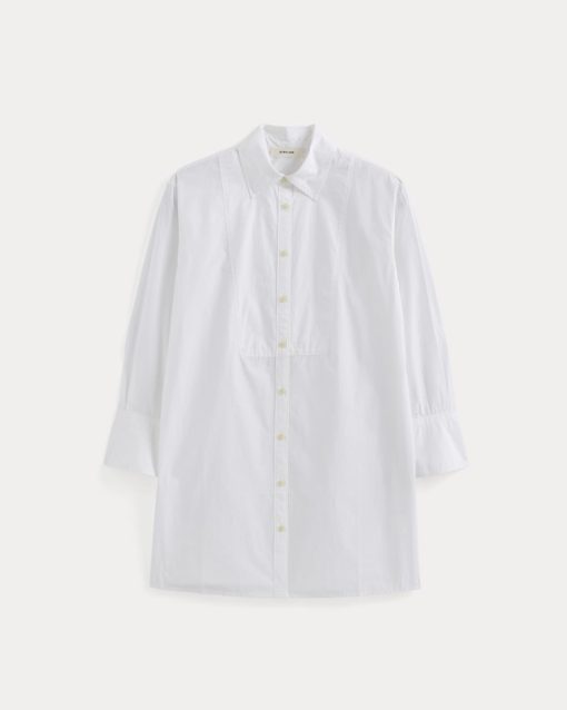 Alternative view of The Mini Shirtdress in Ultrasoft Cotton | White