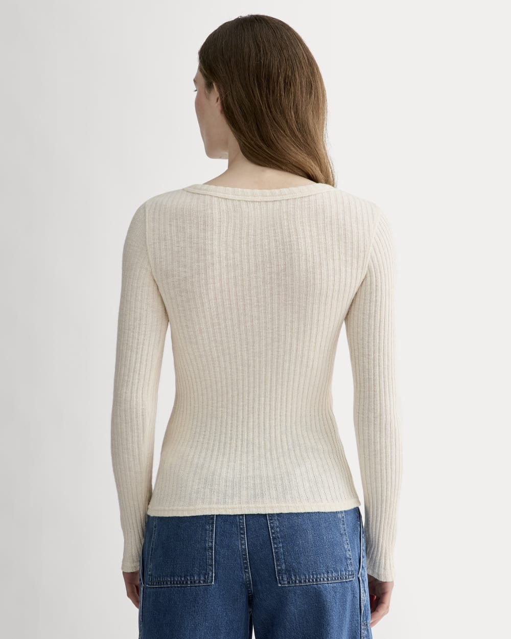 The Cozy Rib Henley | Bone - Image 5