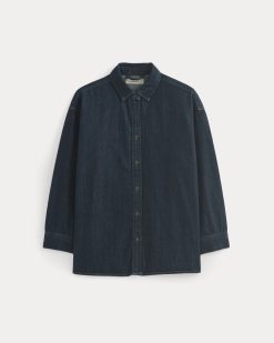 Alternative view of The Oversized Denim Shirt | Tungsten Rinse