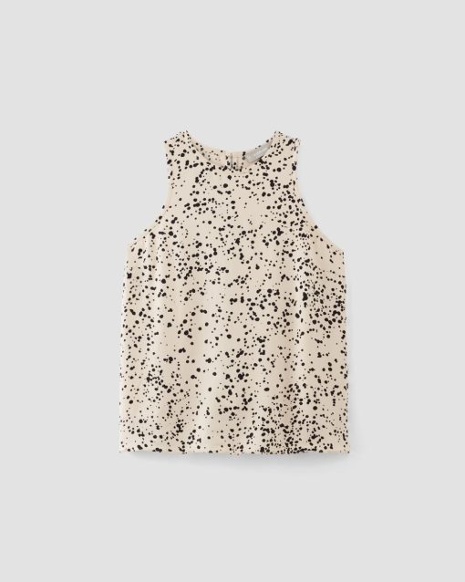 Alternative view of The Satin Racerback Top | Whisper Pink Moonsplatter