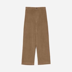 Alternative view of The Corduroy Wide-Leg Pant | Toasted Coconut