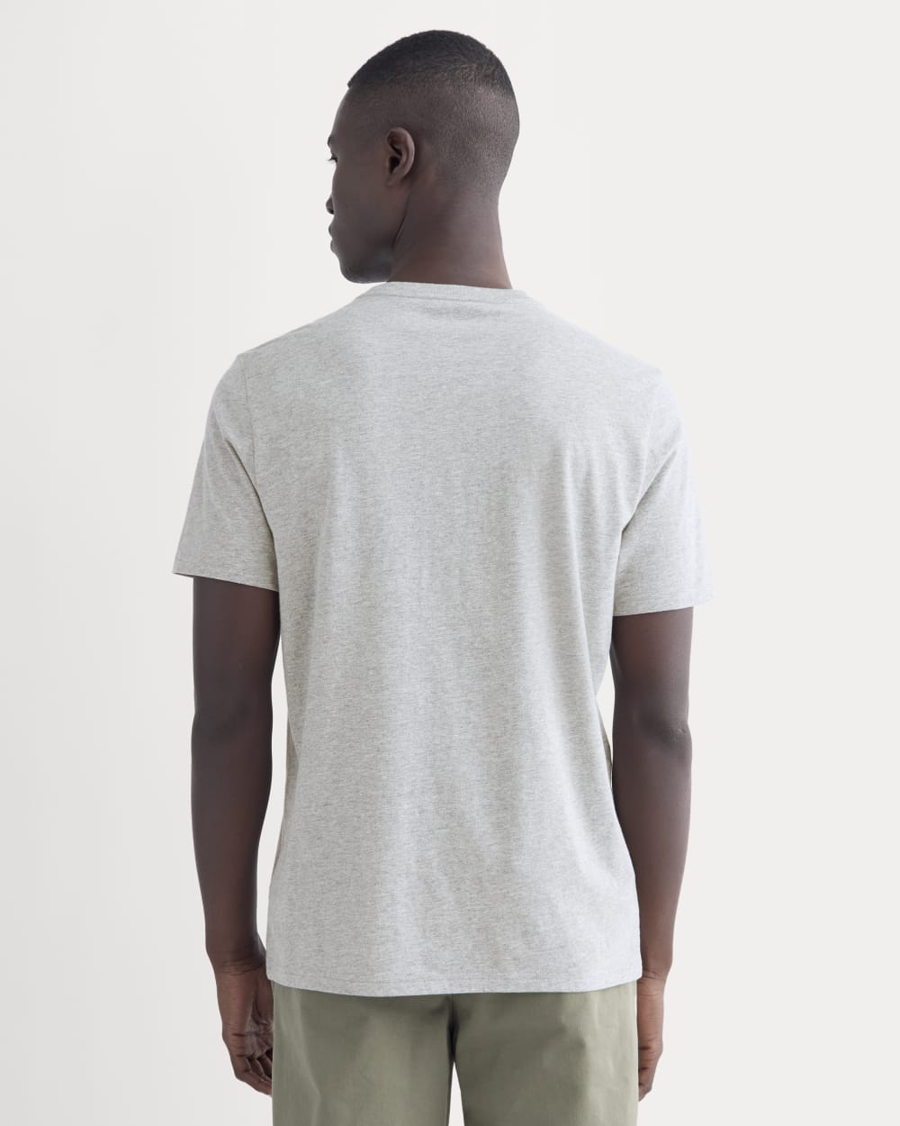 The Essential Organic Crew | Heathered Grey - Image 5