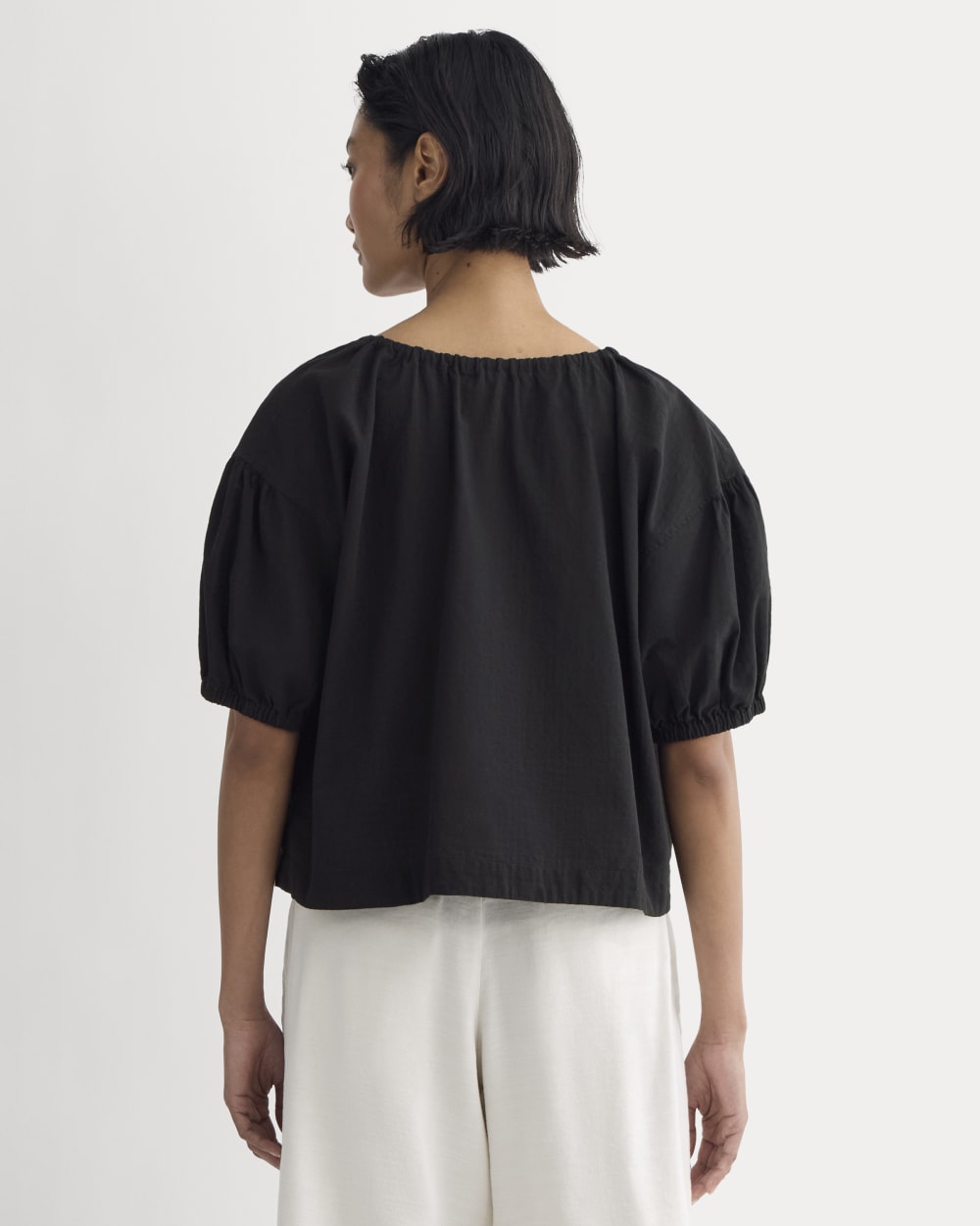 The Gauze Button-Up | Black - Image 5