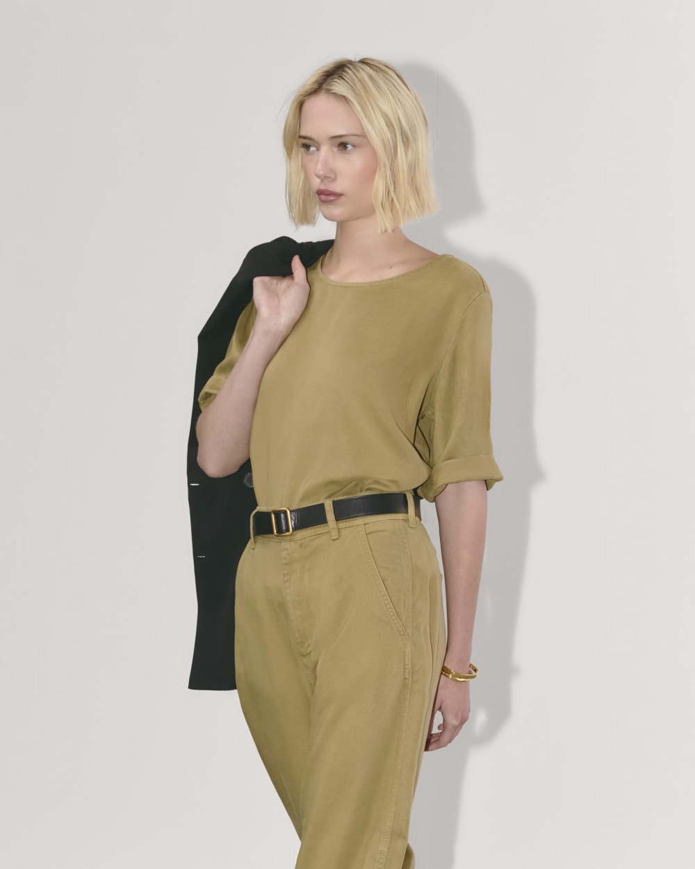 The Relaxed Tee in Buttersoft | Fennel Seed - Image 3
