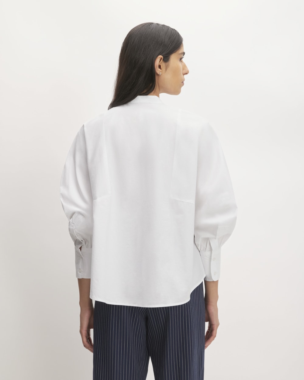 The Oversized Raglan Shirt | White - Image 6