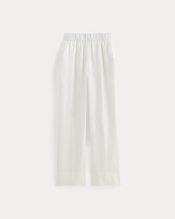 Alternative view of The Linen Easy Pant | White