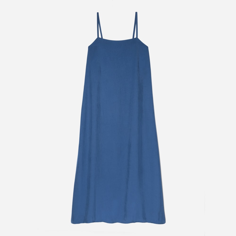 The Japanese GoWeave® Slip Dress | Deep Blue