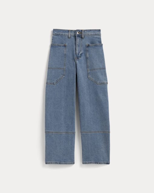 Alternative view of The Way-High® Gardener Cropped Jean | Shallow Beach
